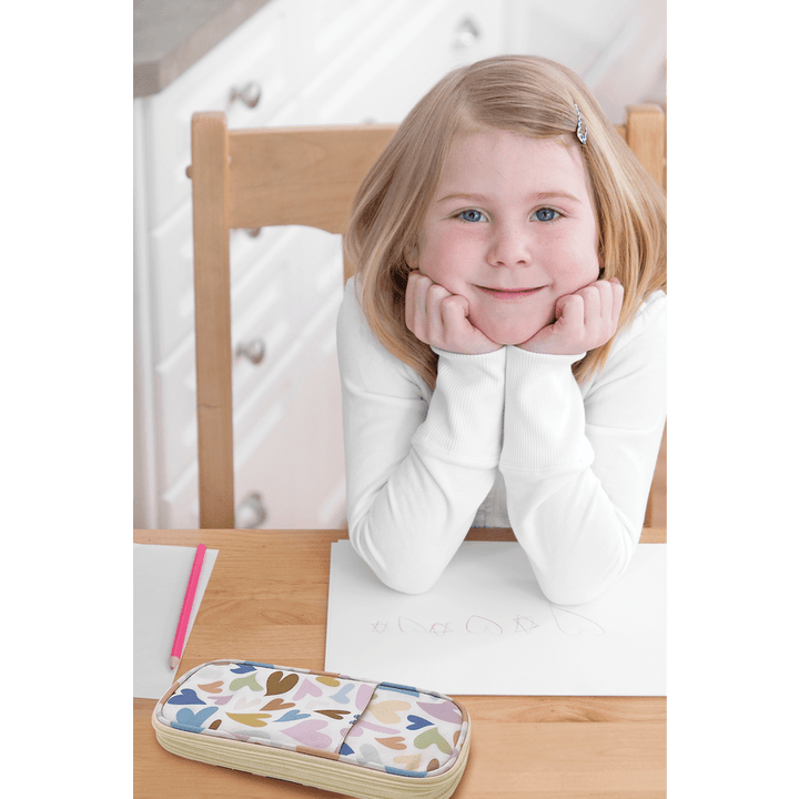 Pencil Case: Hearts-Office Supplies-Tools 4 Teaching-Classroom Decor and More