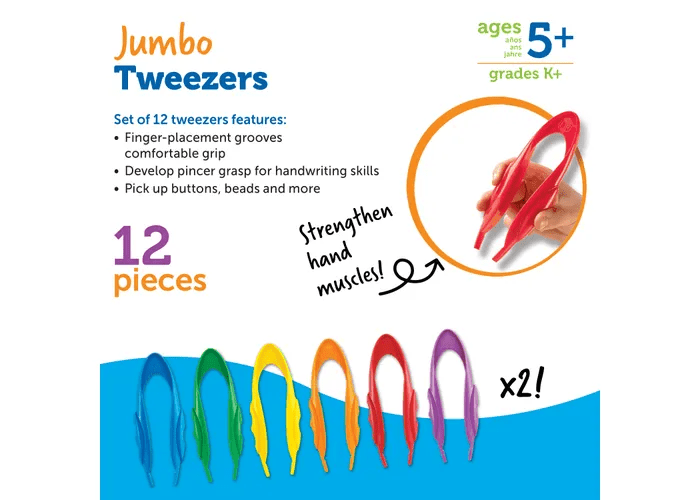 Primary Science® Jumbo Tweezers™-Fine Motor-Tools 4 Teaching-Classroom Decor and More