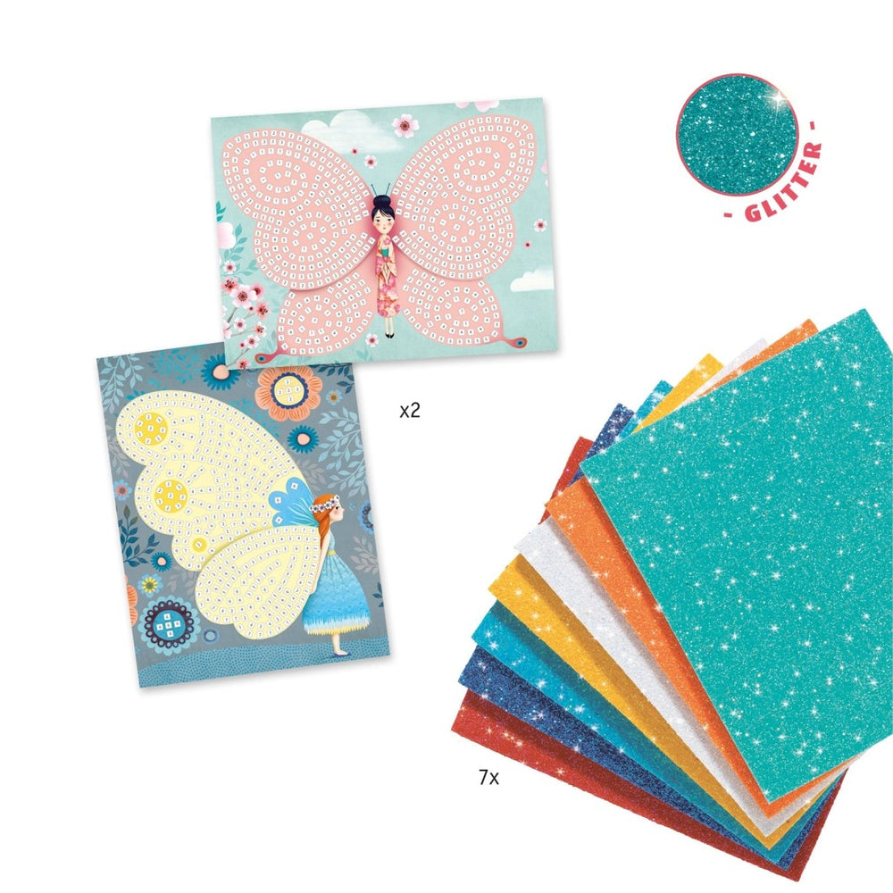 Butterflies Sticker Mosaic Craft Kit-Craft Activity-Tools 4 Teaching-Classroom Decor and More