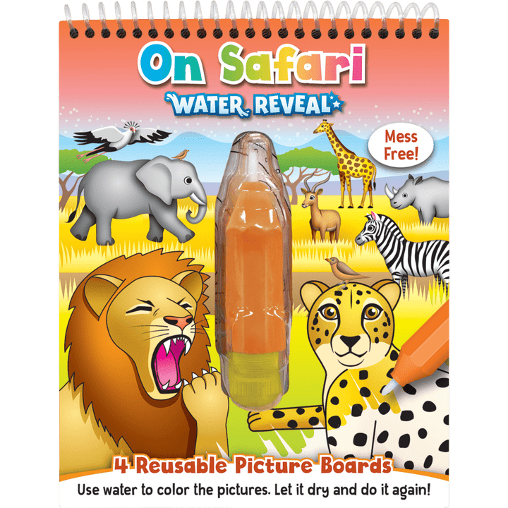 On Safari Water Reveal-Activity Pads-Tools 4 Teaching-Classroom Decor and More