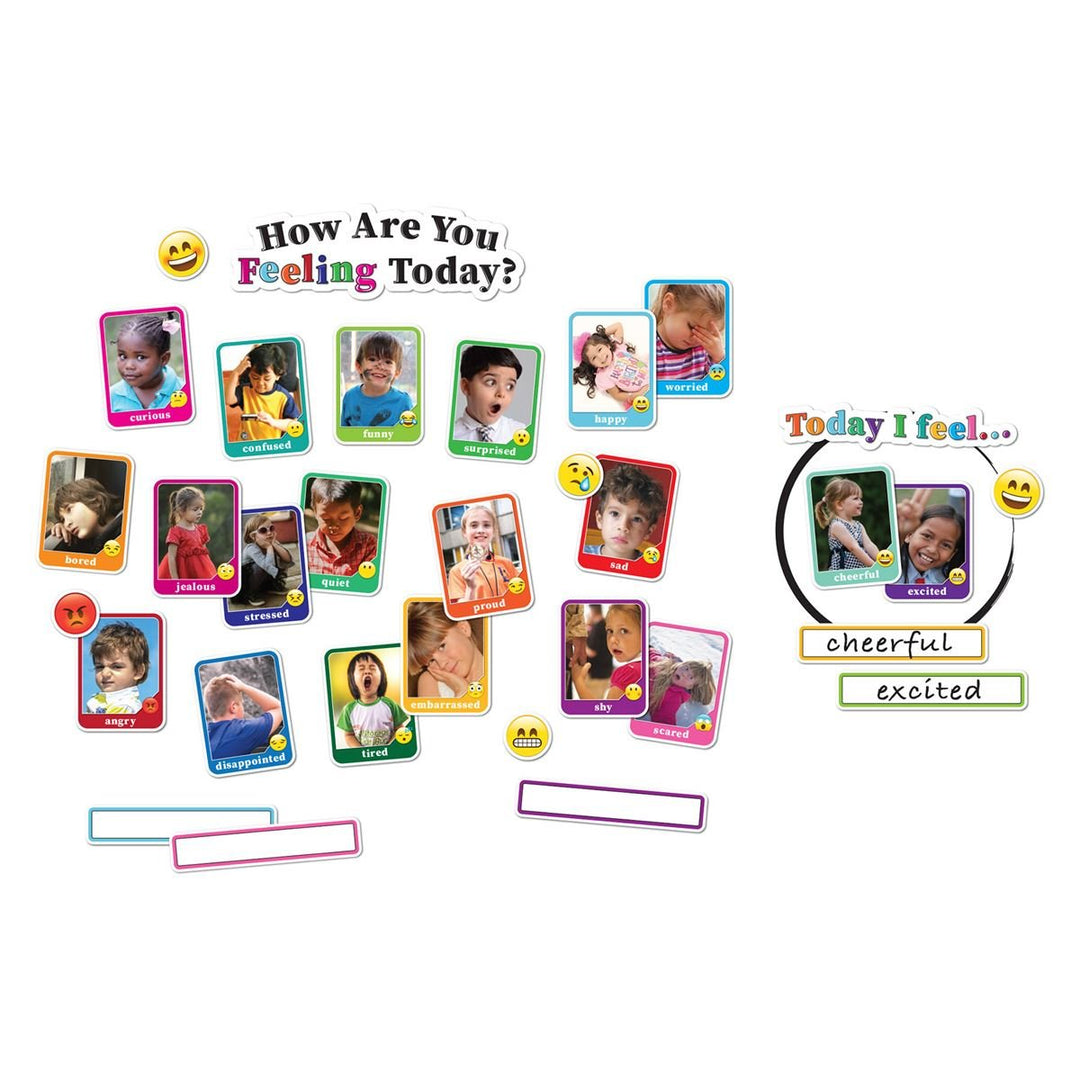 Smart Poly Mini Bulletin Board Set, Pictures Emotions-Classroom Essentials-Tools 4 Teaching-Classroom Decor and More