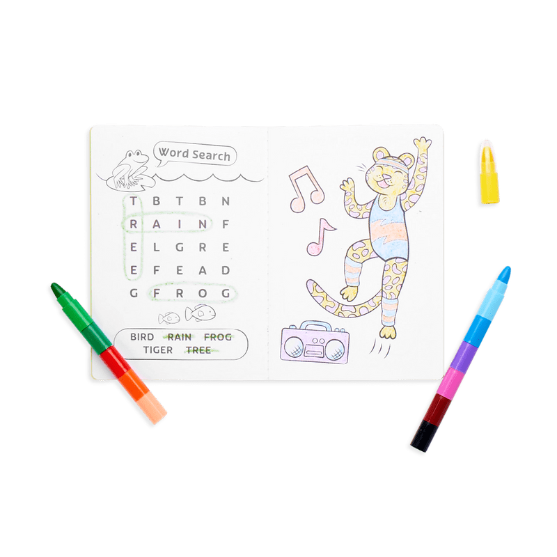 *Mini Traveler Coloring and Activity kit- Jungle-Travel-Tools 4 Teaching-Classroom Decor and More