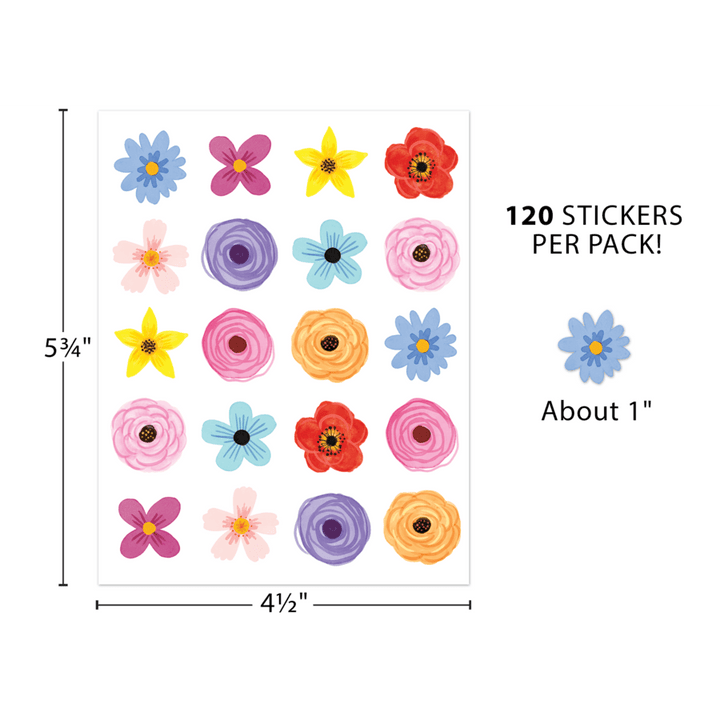 Wildflower Stickers-Stickers-Tools 4 Teaching-Classroom Decor and More