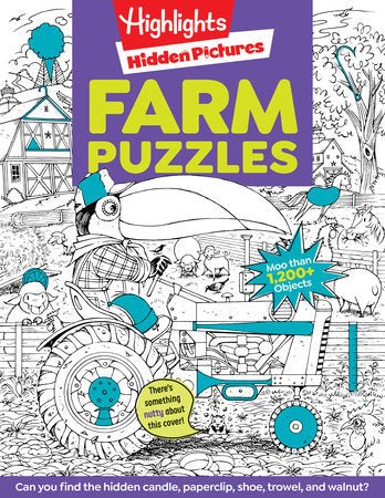 Highlights Hidden Pictures: Farm Puzzles-Subjects - Books - Activity Books-Tools 4 Teaching-Classroom Decor and More