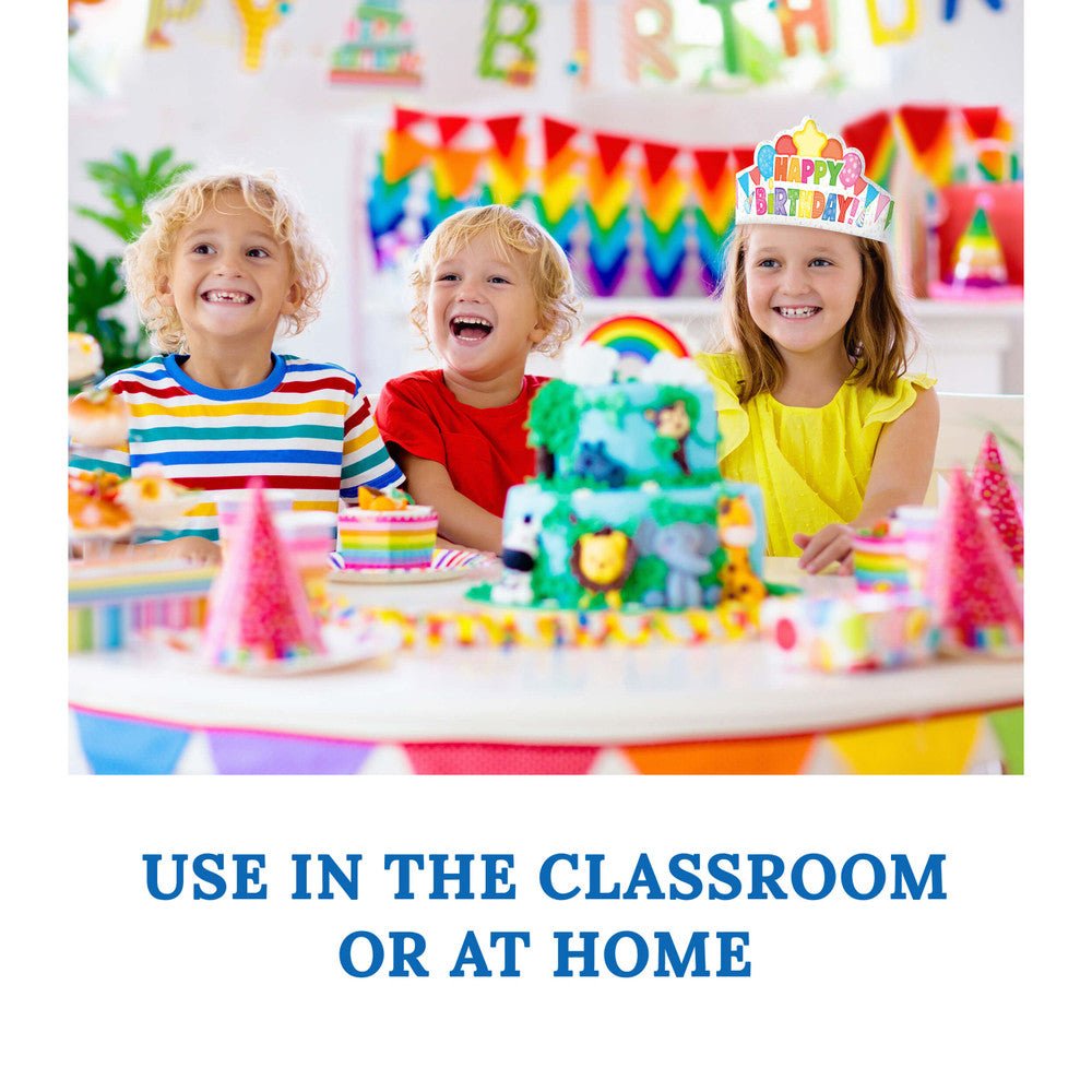 Classroom Happy Birthday Crowns Grade PK-2-Birthday-Tools 4 Teaching-Classroom Decor and More