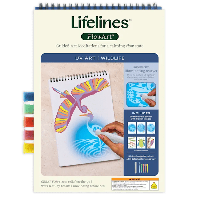 Lifelines™ FlowArt™ UV Art | Wildlife-Activity Pads-Tools 4 Teaching-Classroom Decor and More