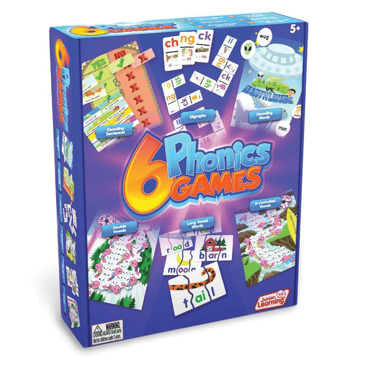 6 Phonics Games-Subjects - Reading - Reading Manipulatives-Tools 4 Teaching-Classroom Decor and More