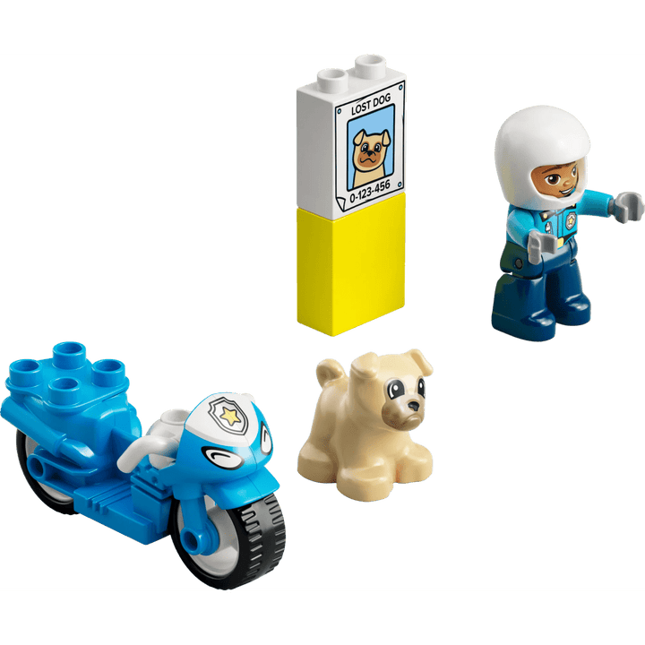 LEGO® DUPLO® Police Motorcycle-LEGO-Tools 4 Teaching-Classroom Decor and More