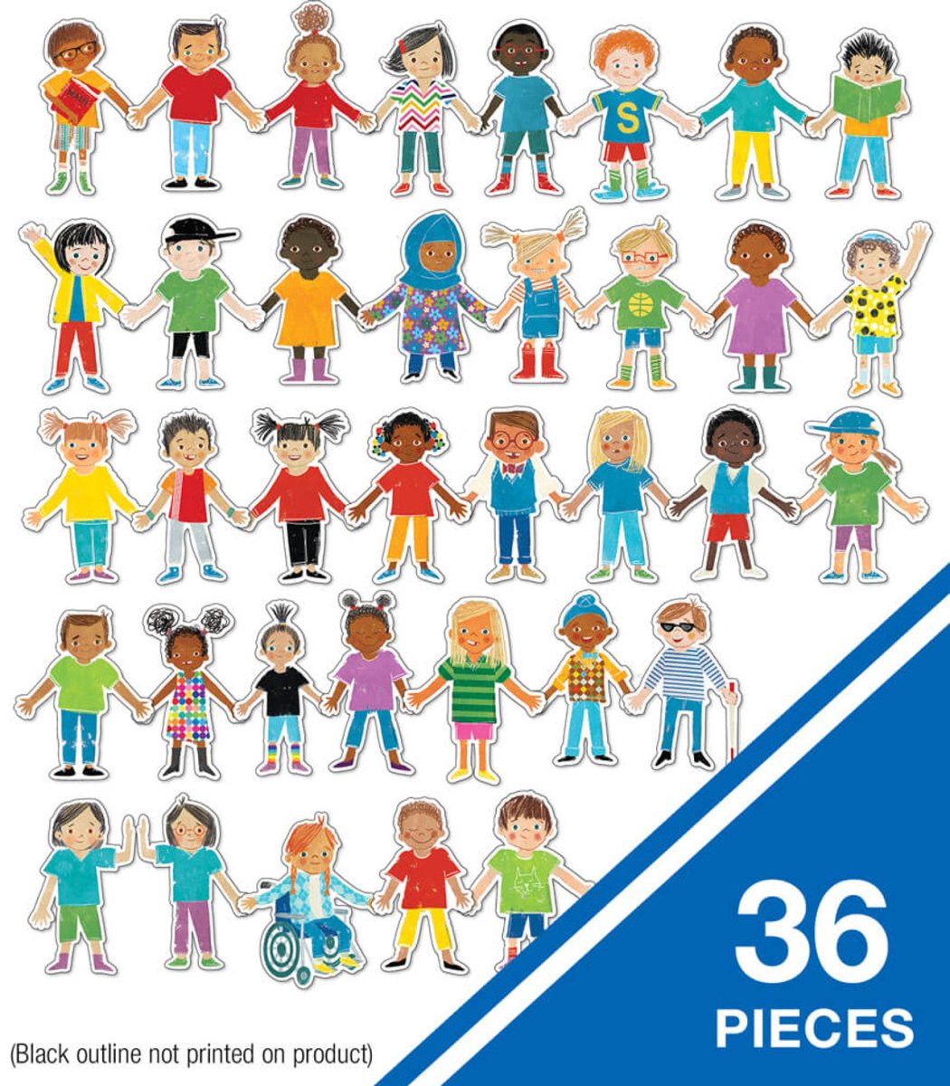 All Are Welcome: Kids Cutouts-Accents-Tools 4 Teaching-Classroom Decor and More
