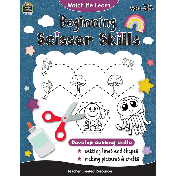 Watch Me Learn: Beginning Scissor Skills-Subjects - Books - Activity Books-Tools 4 Teaching-Classroom Decor and More