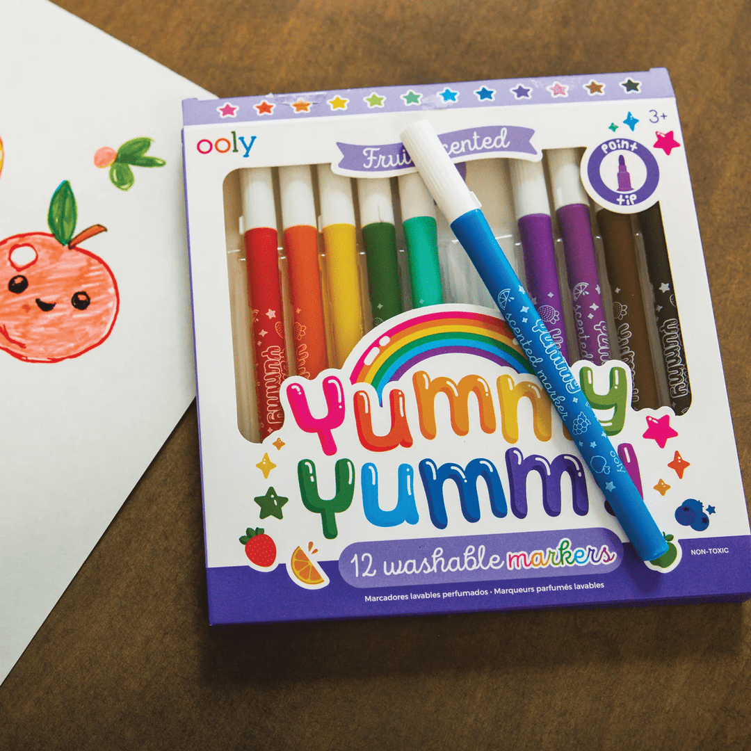 Yummy Yummy Scented Markers - Set of 12-Art Supplies-Tools 4 Teaching-Classroom Decor and More
