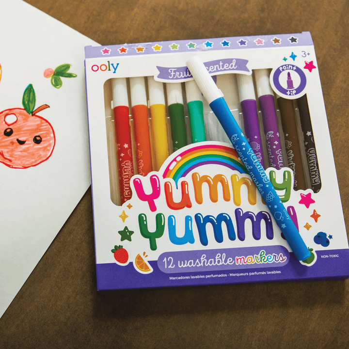 Yummy Yummy Scented Markers - Set of 12-Art Supplies-Tools 4 Teaching-Classroom Decor and More