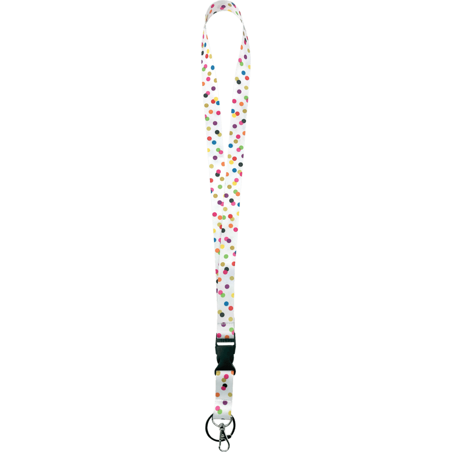 Confetti Lanyard-Badges-Tools 4 Teaching-Classroom Decor and More