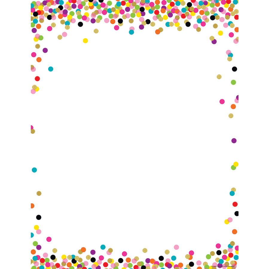 Confetti Blank Chart-Charts-Tools 4 Teaching-Classroom Decor and More