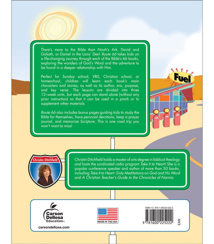 Route 66: A Trip through the 66 Books of the Bible Resource Book Grade 2-5 Paperback-Religious-Tools 4 Teaching-Classroom Decor and More
