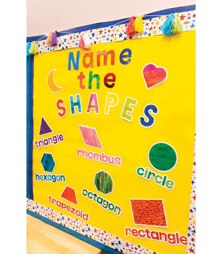 World of Eric Carle™ 4in Colorful Tissue Paper Combo Pack Bulletin Board Letters-Accents-Tools 4 Teaching-Classroom Decor and More