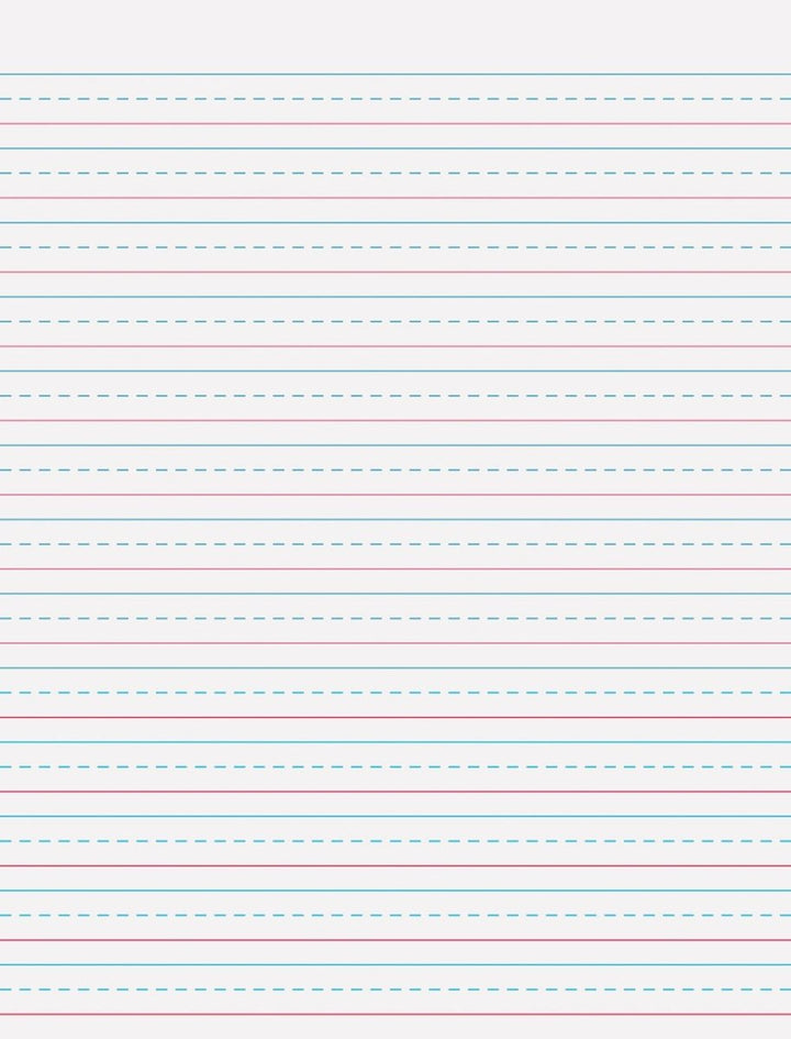 Pacon® Multi-Program Handwriting Tablet 8" X 10-1/2", Ruled Short D'nealian Grades 2&3 / Zaner-Bloser Grade 2 40 Sheets-Story Paper-Tools 4 Teaching-Classroom Decor and More