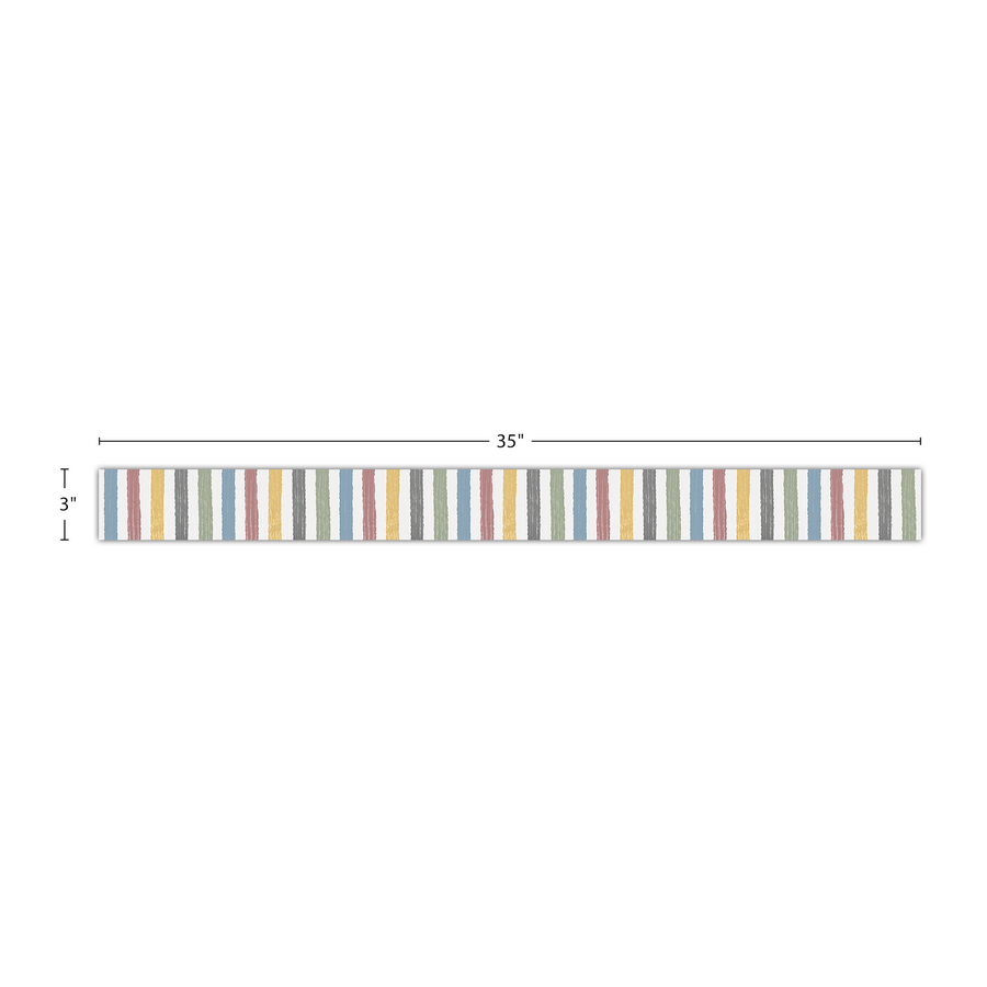 Classroom Cottage Stripes Straight Border Trim-Borders-Tools 4 Teaching-Classroom Decor and More