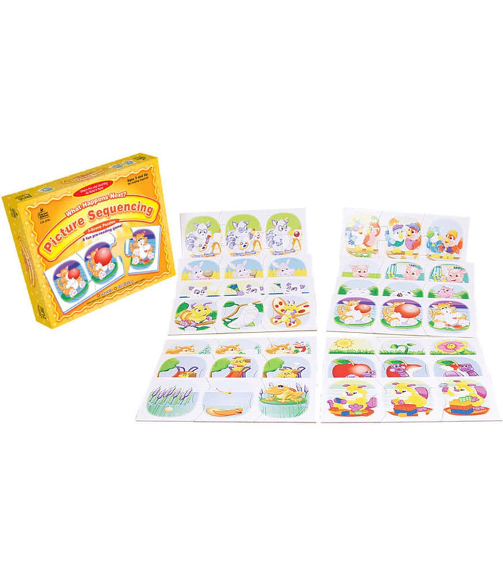 What Happens Next? Picture Sequencing Puzzle Grade Preschool-K-Writing-Tools 4 Teaching-Classroom Decor and More