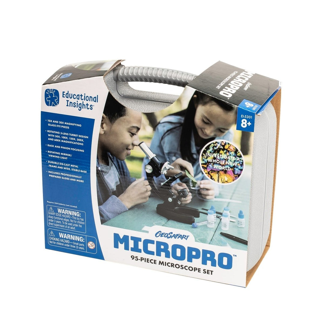 GeoSafari® MicroPro™ 95-Piece Microscope Set-Science & STEM-Tools 4 Teaching-Classroom Decor and More