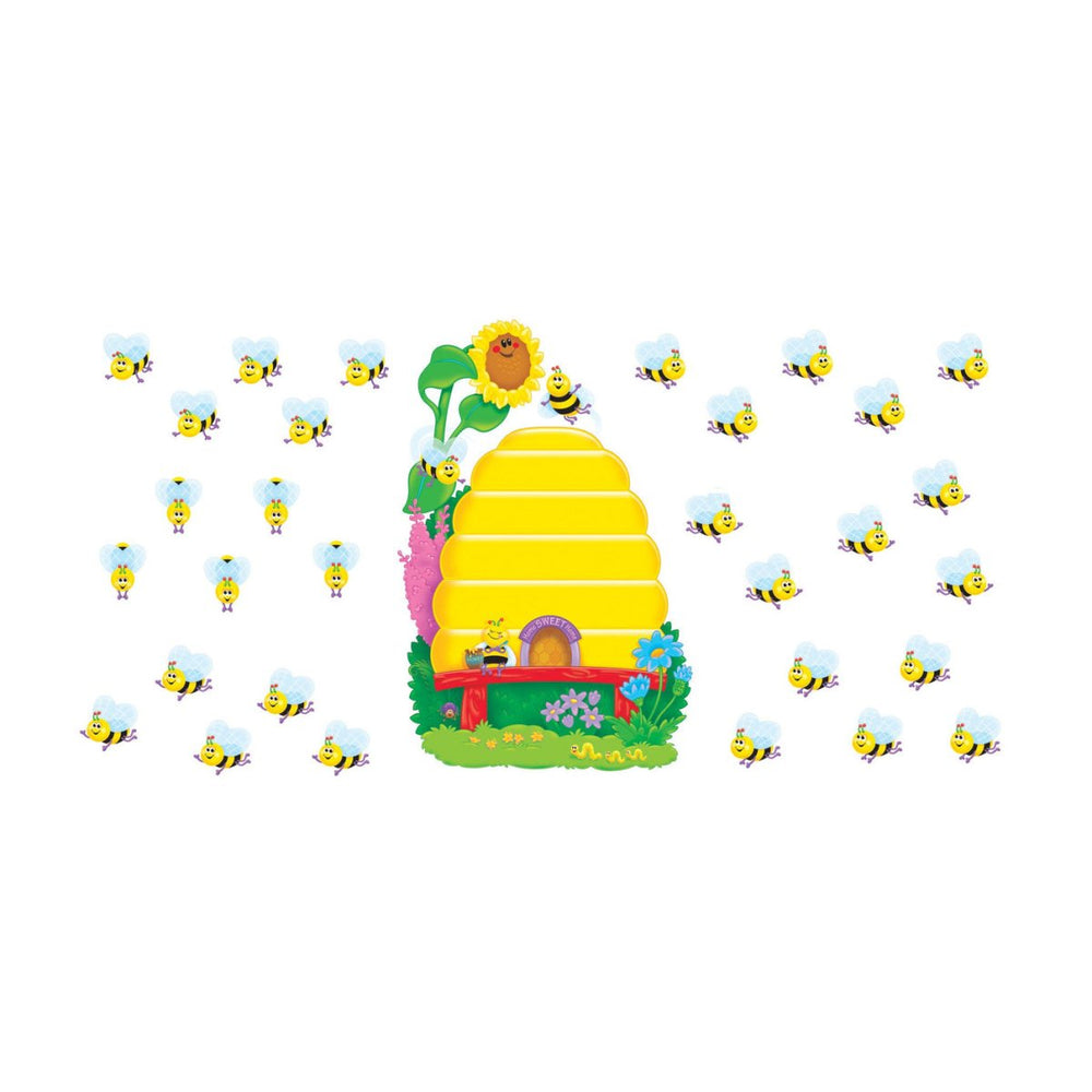 Buzzy Beehive Bulletin Board Set-Bulletin Board Sets-Tools 4 Teaching-Classroom Decor and More