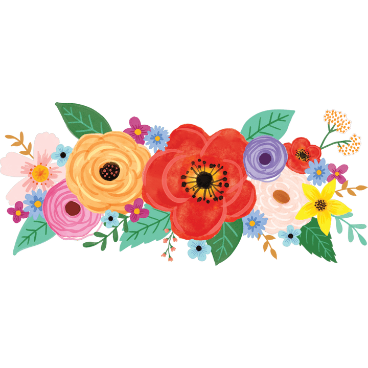 Wildflowers Bulletin Board-Bulletin Board Sets-Tools 4 Teaching-Classroom Decor and More