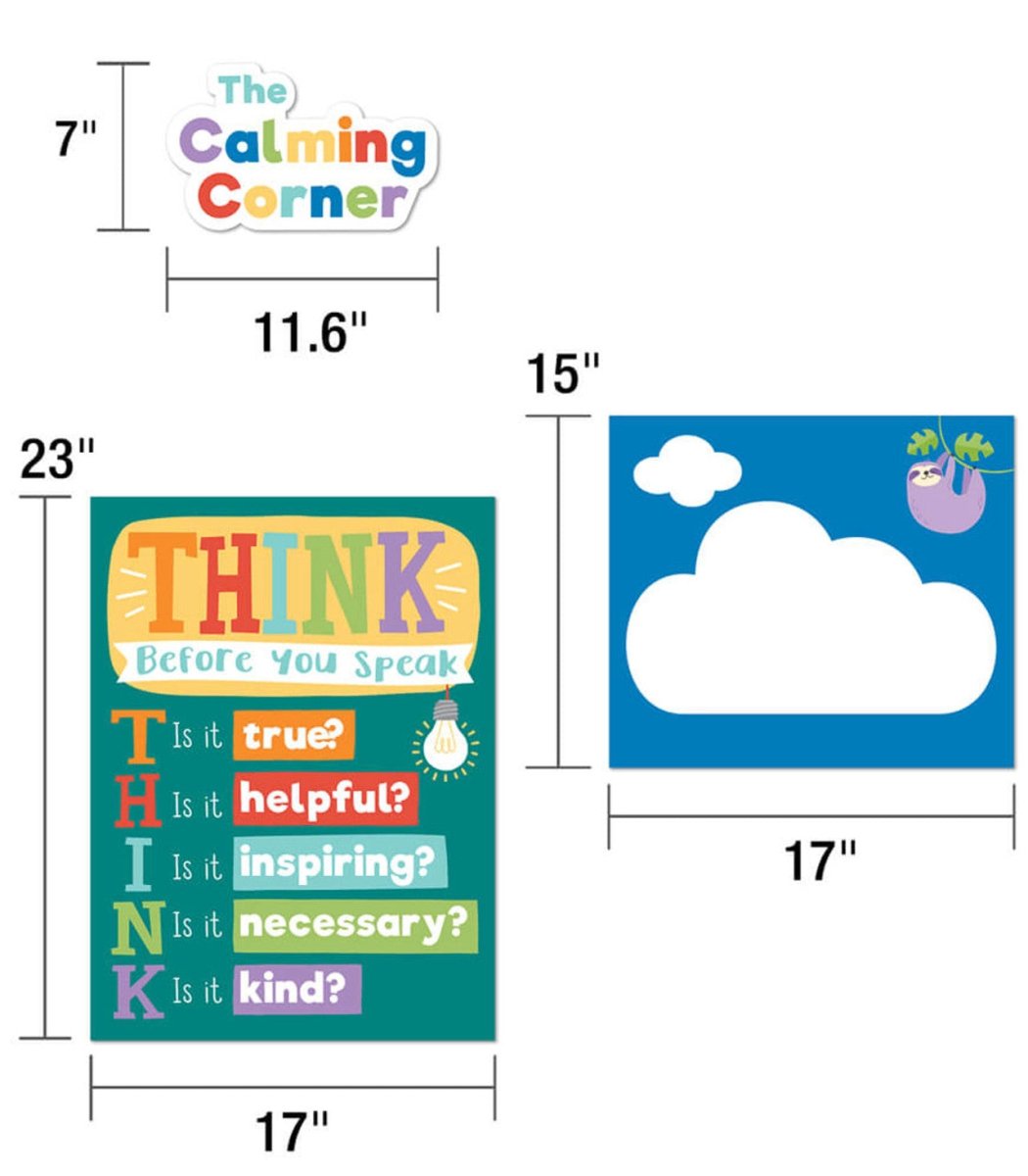 Calming Strategies Chart Set-Bulletin Board Sets-Tools 4 Teaching-Classroom Decor and More