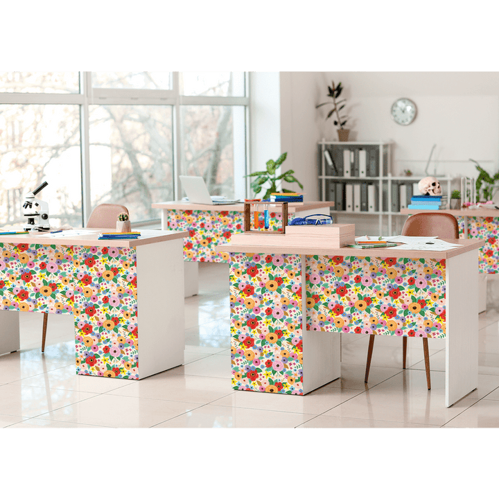 Wildflowers Peel and Stick Decorative Paper-Bulletin Board Paper - Fadeless-Tools 4 Teaching-Classroom Decor and More