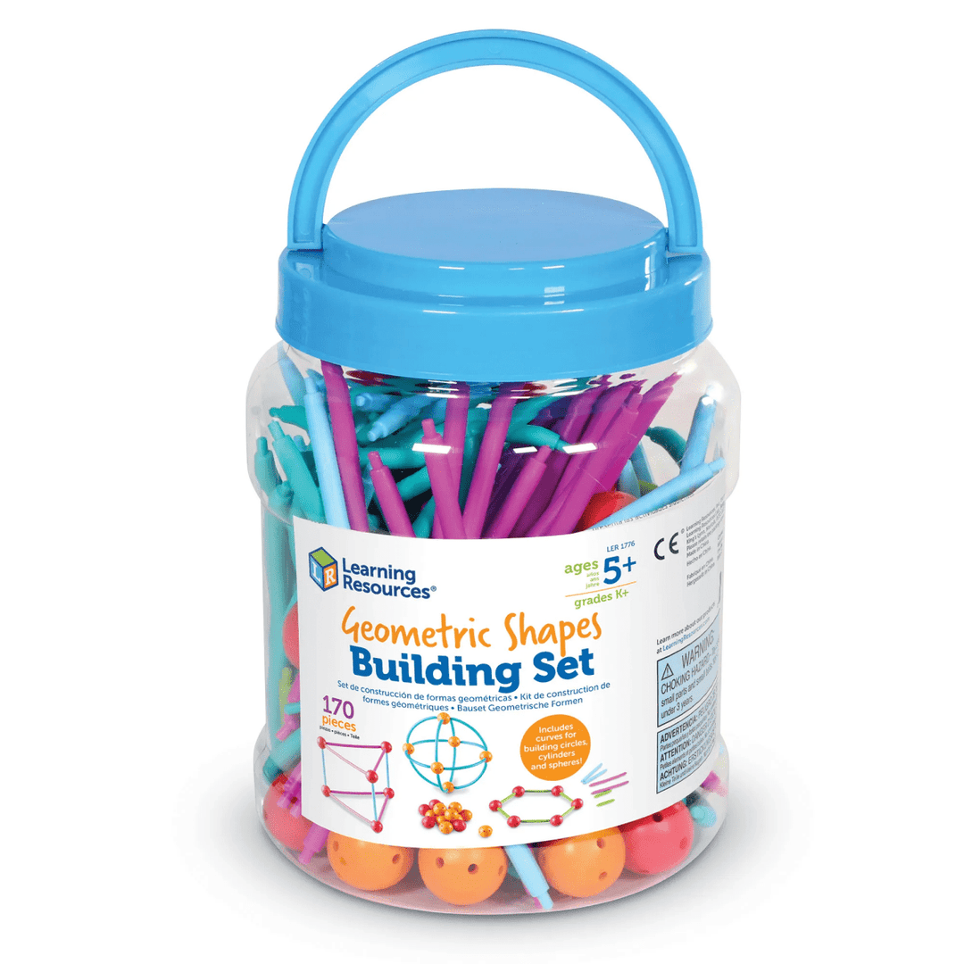 Geometric Shapes Building Set-Fractions, Geometry & Measurement-Tools 4 Teaching-Classroom Decor and More