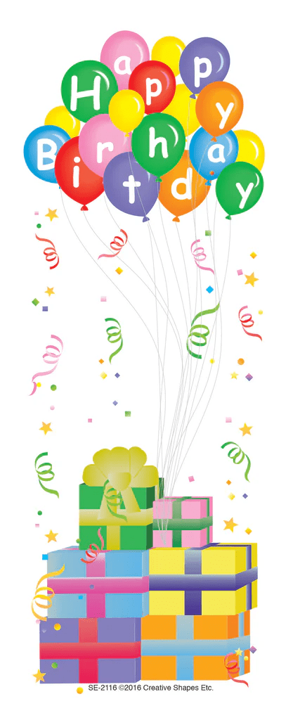 Bookmarks - Birthday-Bookmarks-Tools 4 Teaching-Classroom Decor and More