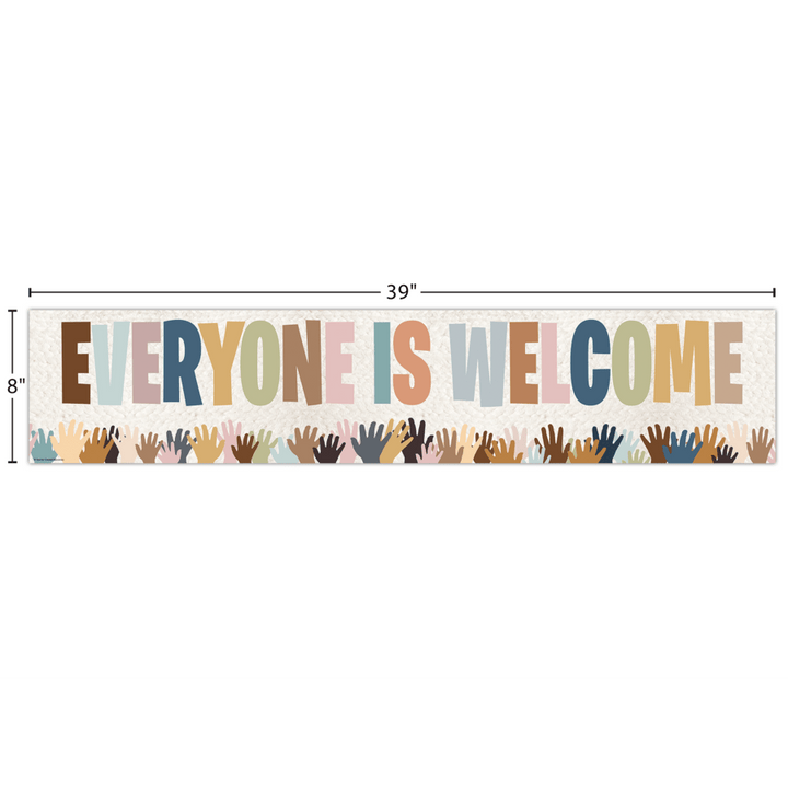 Everyone is Welcome Helping Hands Banner-Banner-Tools 4 Teaching-Classroom Decor and More