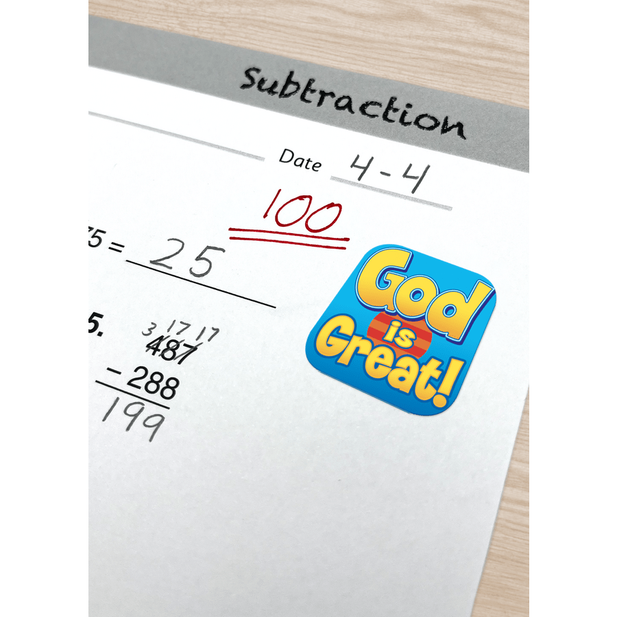 God is Great Stickers-Stickers-Tools 4 Teaching-Classroom Decor and More