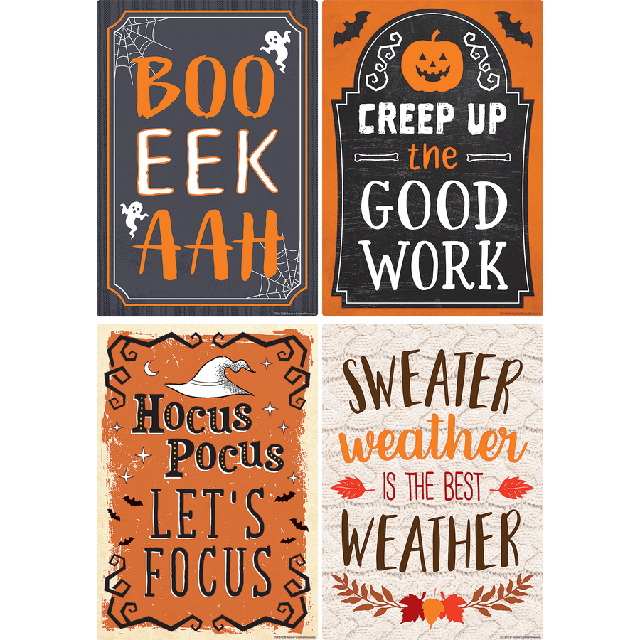 Fall Small Poster Pack-Posters-Tools 4 Teaching-Classroom Decor and More