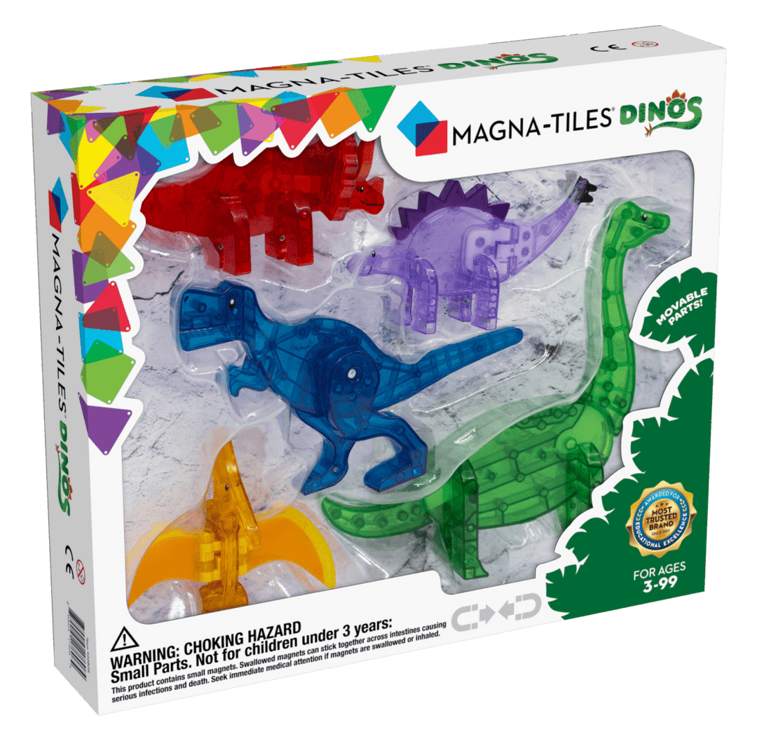 Magna-Tiles® Dinos 5-Piece Set-Magnatiles-Tools 4 Teaching-Classroom Decor and More