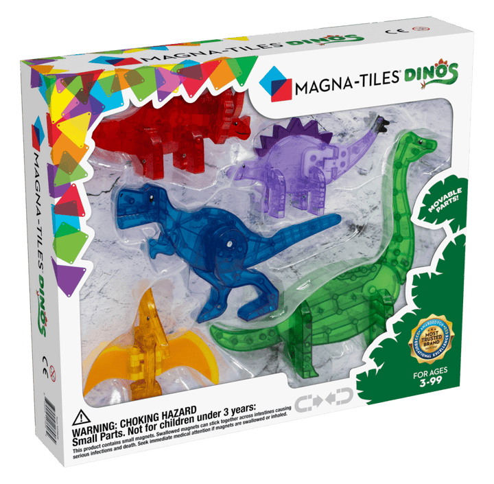 Magna-Tiles® Dinos 5-Piece Set-Magnatiles-Tools 4 Teaching-Classroom Decor and More