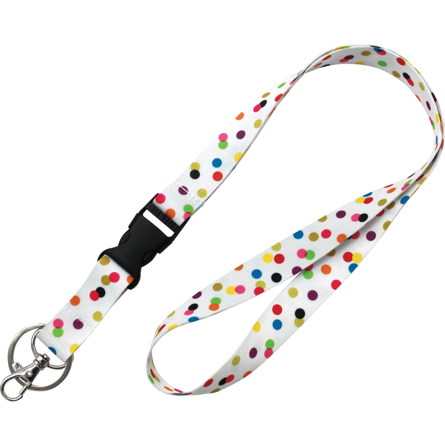 Confetti Lanyard-Badges-Tools 4 Teaching-Classroom Decor and More