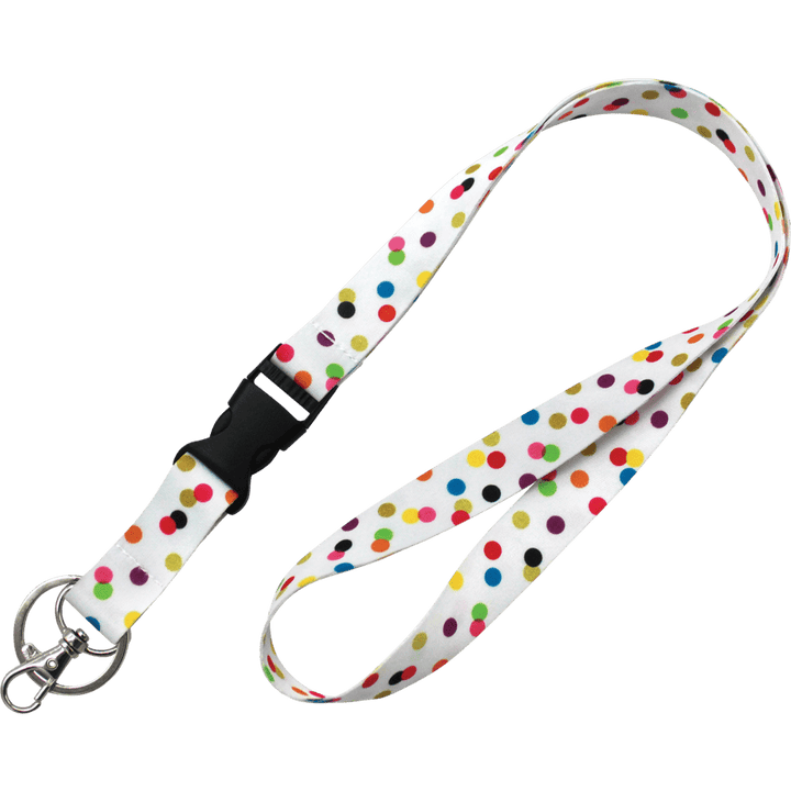 Confetti Lanyard-Badges-Tools 4 Teaching-Classroom Decor and More