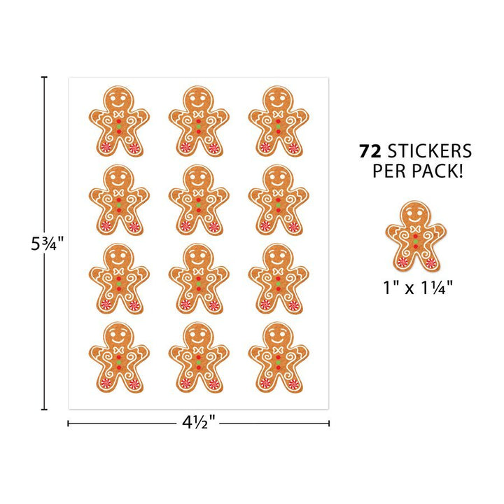 Gingerbread Cookie Stickers-Tools 4 Teaching-Classroom Decor and More