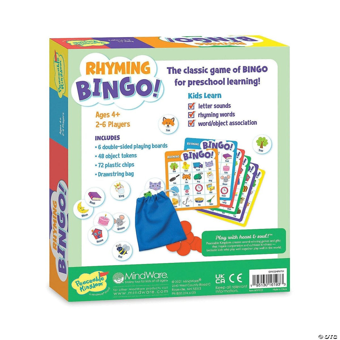 Rhyming Bingo! Game-Subjects - Reading - Reading Manipulatives-Tools 4 Teaching-Classroom Decor and More