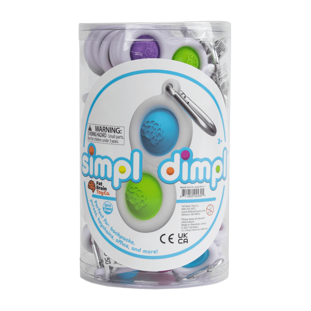Simpl Dimpl Keychains - Assorted Colors-Sensory Play-Tools 4 Teaching-Classroom Decor and More