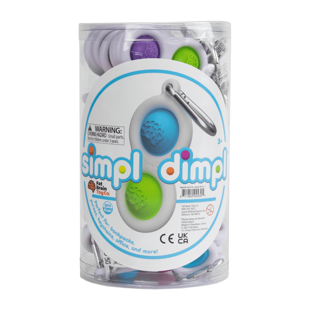 Simpl Dimpl Keychains - Assorted Colors-Sensory Play-Tools 4 Teaching-Classroom Decor and More