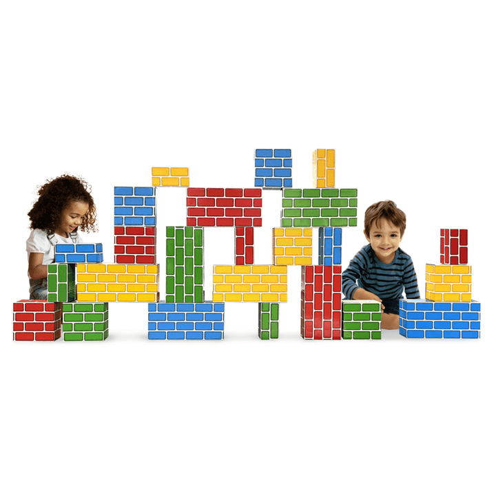 Easy-Stack Cardboard Blocks (24-Piece Set)-Building-Tools 4 Teaching-Classroom Decor and More