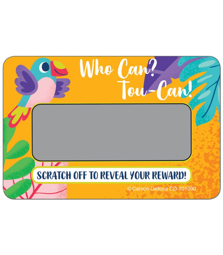 Who Can? Tou-Can! Scratch Off Awards & Certificates-Awards-Tools 4 Teaching-Classroom Decor and More