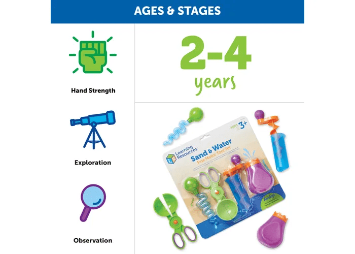 *Sand & Water Fine Motor Tool Set-Fine Motor-Tools 4 Teaching-Classroom Decor and More