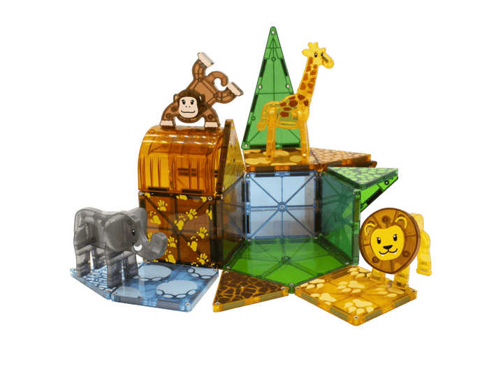 Magna-Tiles® Safari Animals 25-Piece Set-Magnatiles-Tools 4 Teaching-Classroom Decor and More