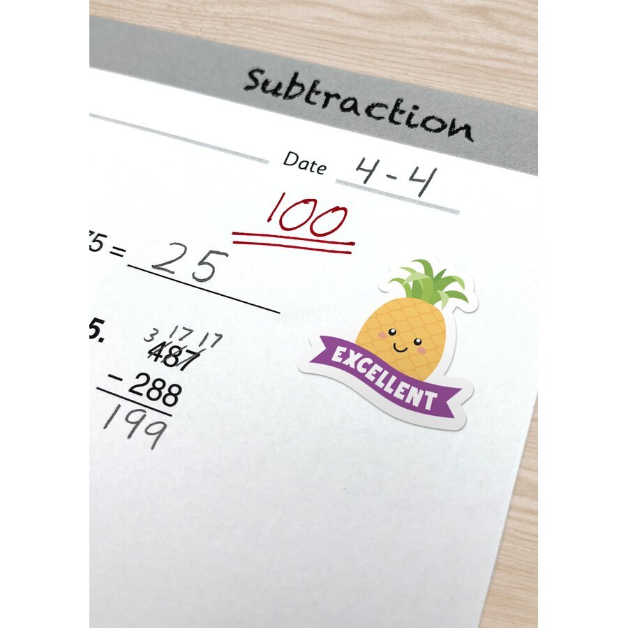 PIneapple Smelly Stickers-Stickers-Tools 4 Teaching-Classroom Decor and More