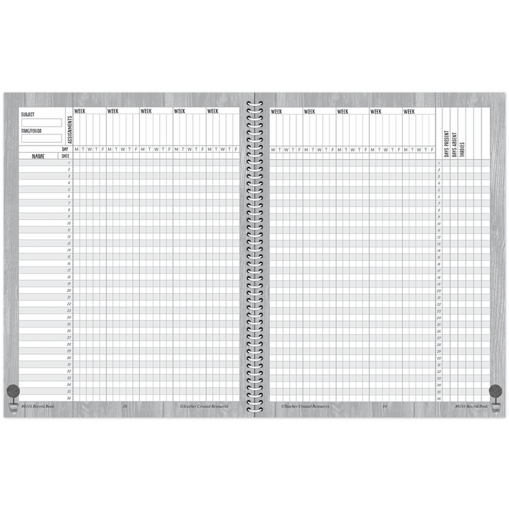 *Modern Farmhouse Record Book-Record & Plan Books-Tools 4 Teaching-Classroom Decor and More