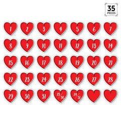 Doodle Hearts Calendar Days-Calendars-Tools 4 Teaching-Classroom Decor and More