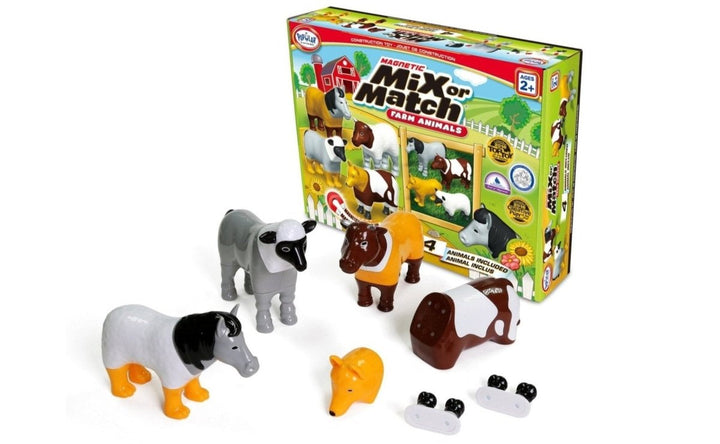 *Magnetic Mix or Match Farm Animals-Magnatiles-Tools 4 Teaching-Classroom Decor and More