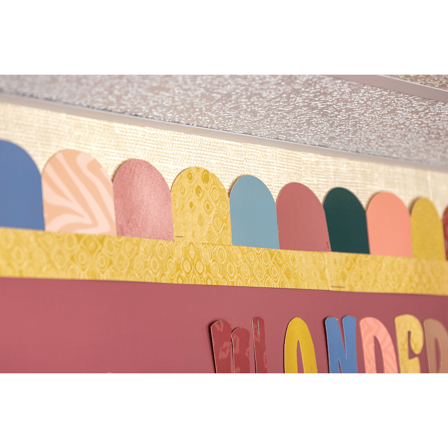 Wonderfully Wild Scalloped Die-Cut Broder Trim-Borders-Tools 4 Teaching-Classroom Decor and More